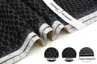 indivitara® Premium Stitch Foam - self-adhesive microfiber premium with real seams - different colors - with foam backing